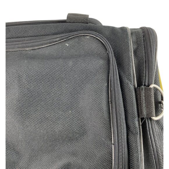 Protege Large Black Collapsible Sport Travel Gym Duffle Bag Shoulder Strap - Picture 7 of 13